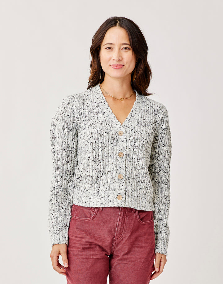 Tinsley Spacedye Sweater: Grey Multi