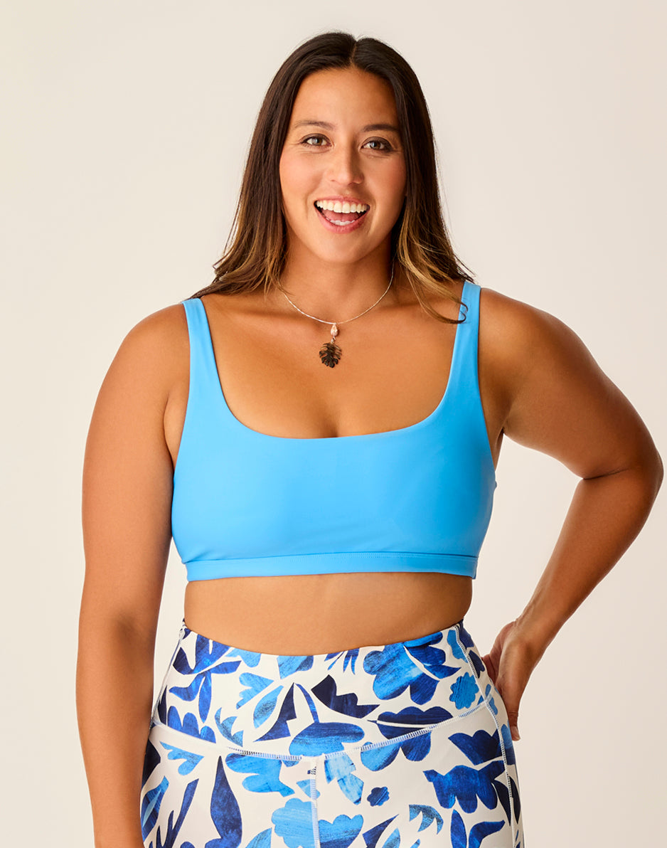 Korbyn Compression Top: Lagoon
