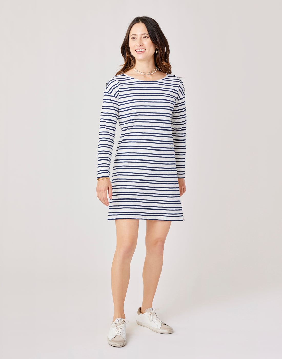 Lexi Dress: Cloud Breton