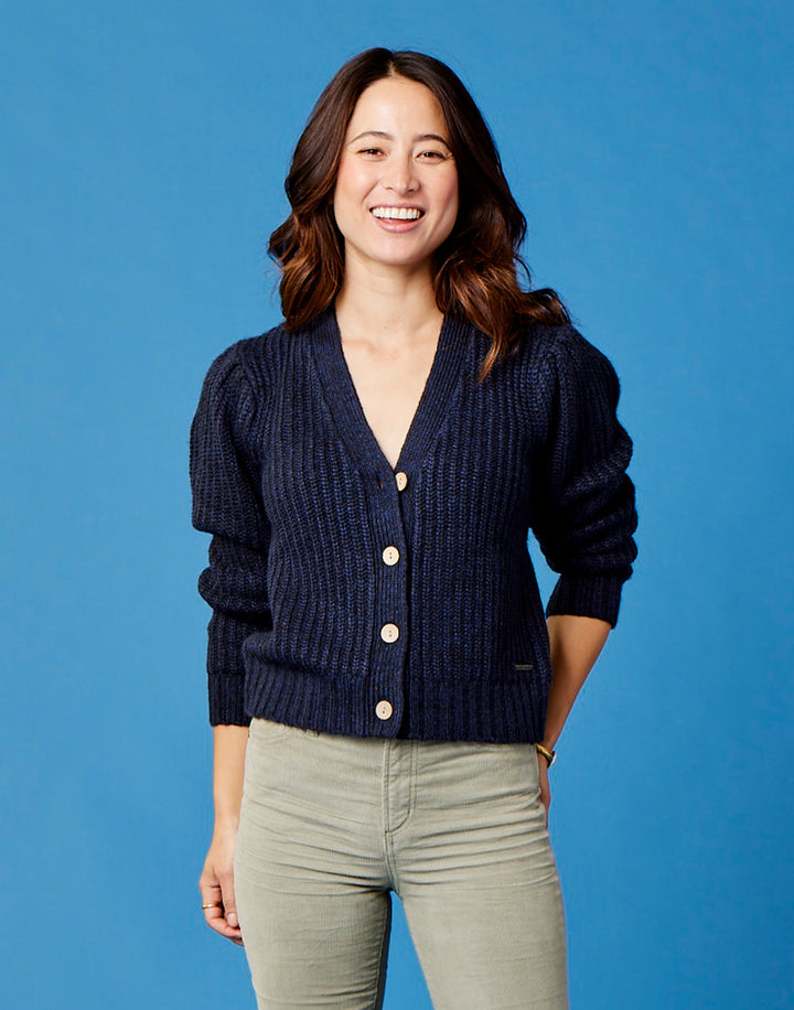 Tinsley Sweater: Navy Heather