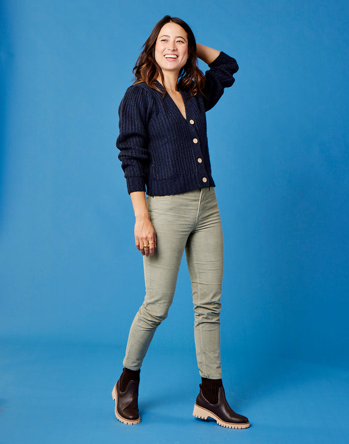 Tinsley Sweater: Navy Heather - FINAL SALE