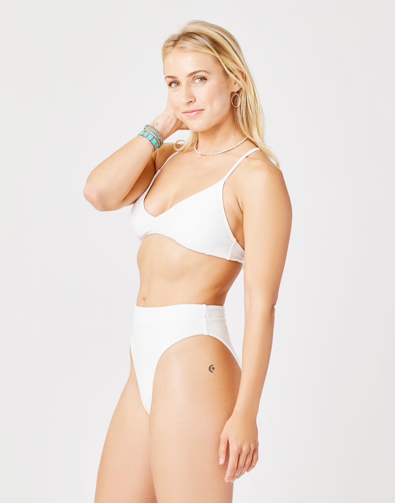 Lululemon Smocked Swim Bottom *High Waist, Medium Bum Coverage