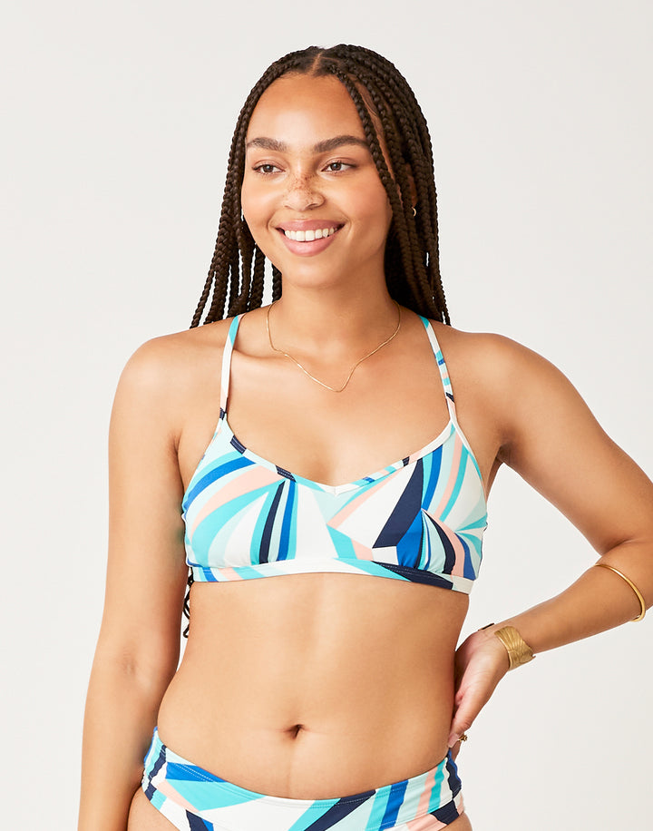 Tampa Coral Wave Halterneck Swimsuit - FINAL SALE