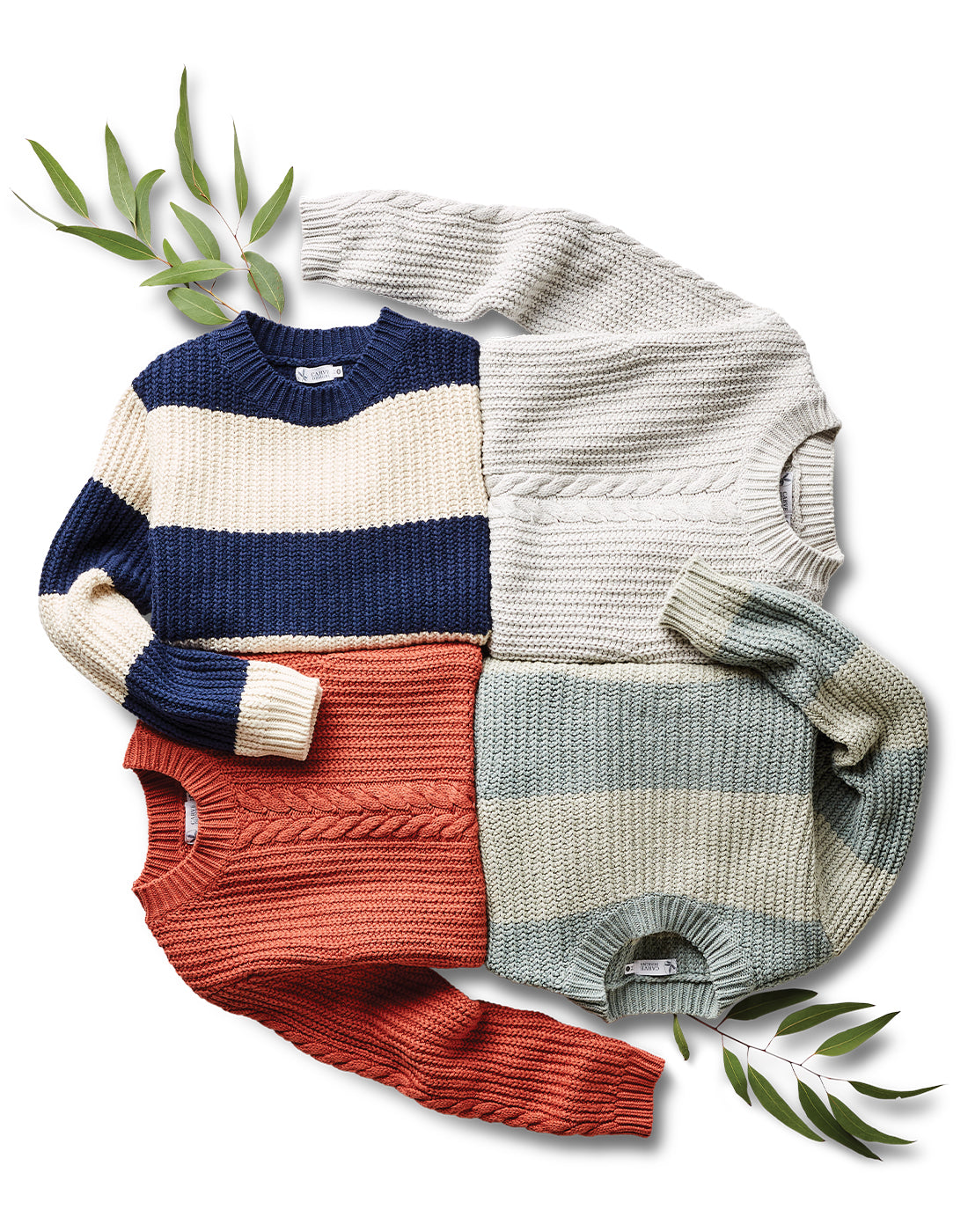 Walsh Stripe Sweater: Thyme Bold Stripe