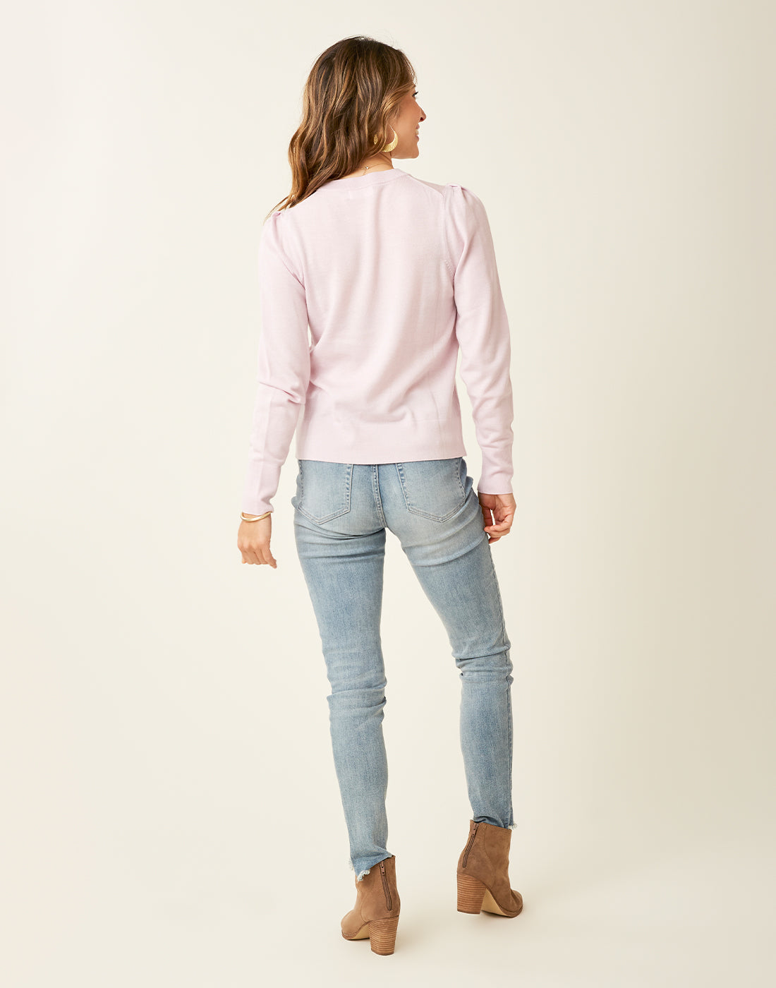 Reese Sweater: Light Lilac