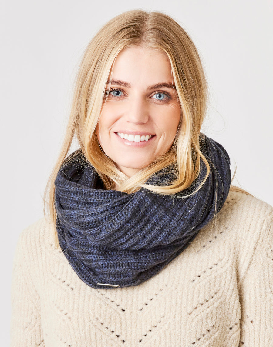 Circle Scarf - Navy