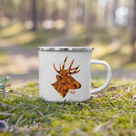 Deer- Bulk Custom Printed 11oz Camo Ceramic Mug - Campfire Premiums