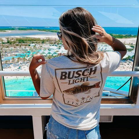 Busch Light Fishing Salmon T-Shirt – Whiskey Riff Shop