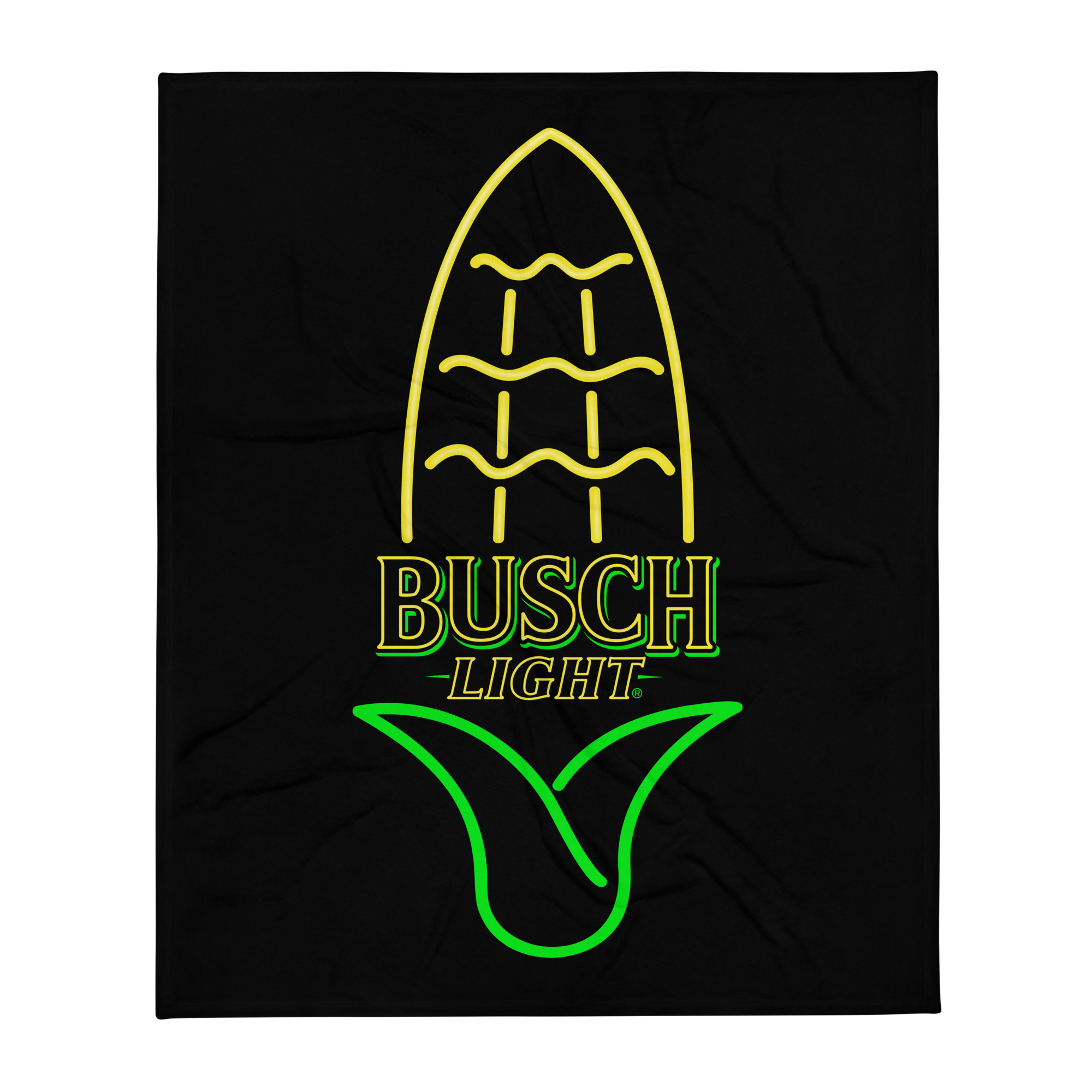 busch light neon corn sign