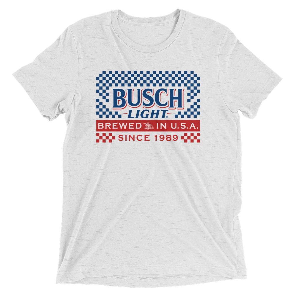 Busch Light Finish Line Usa Racing T Shirt Whiskey Riff Shop