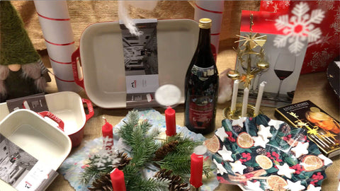 Housewares and Gluhwien (mulled wine):
