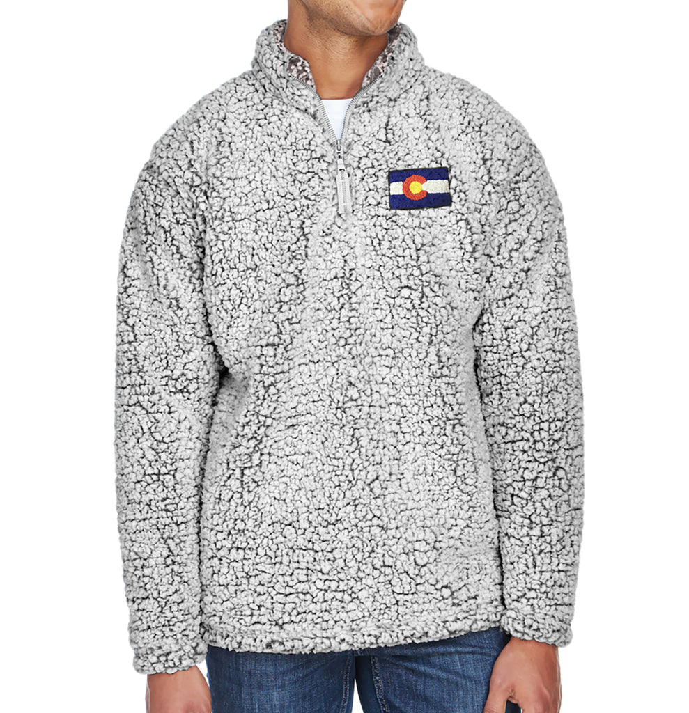 Sherpa Fluffy Colorado Jacket Quarter Zip – The C-List Colorado.Clothing