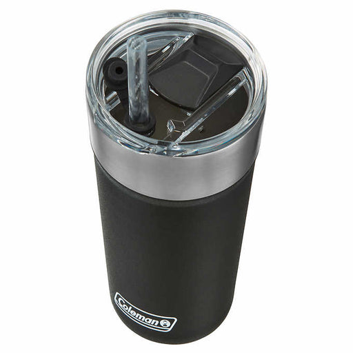  Coleman Insulated Stainless Steel 20oz Brew Tumbler, Black :  Home & Kitchen