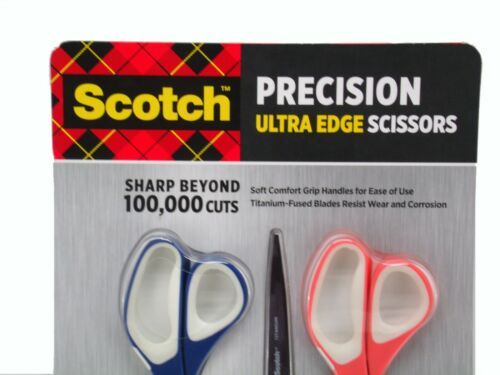 3M Scotch Precision Ultra Edge 8 Scissor, 3-count