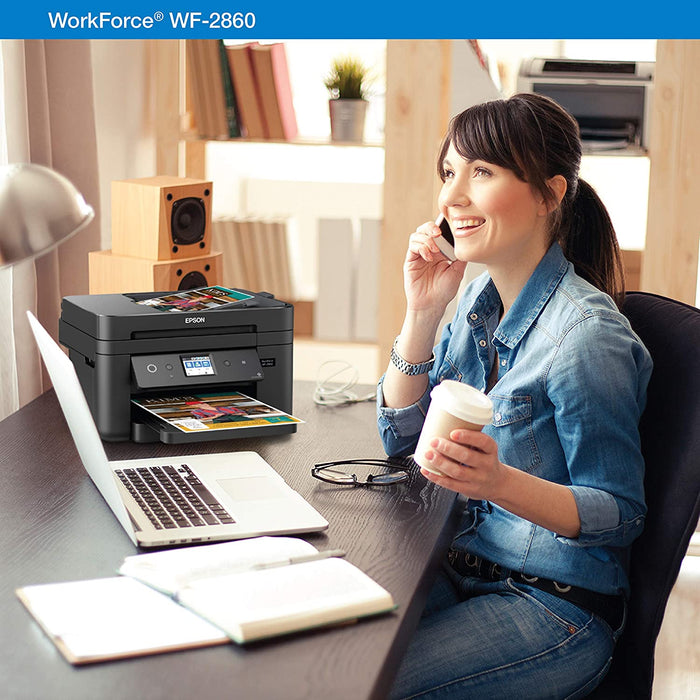 Epson Workforce Wf 2860 All In One Wireless Color Printer With Scanner — Everyday Eshopping