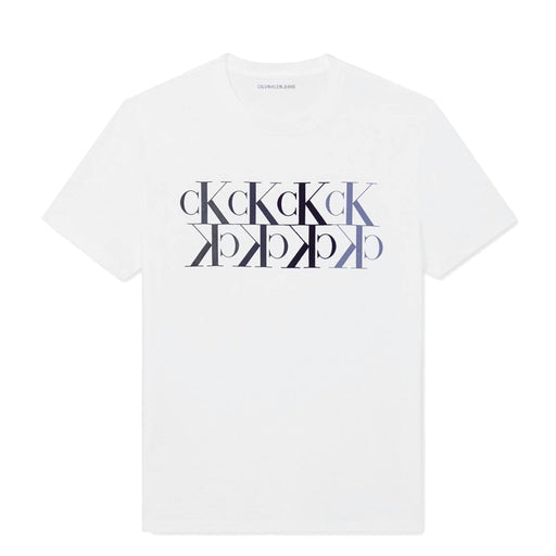 Monogram Calvin Klein Logo T-Shirt Short Everyday Sleeve — Eshopping Men\'s