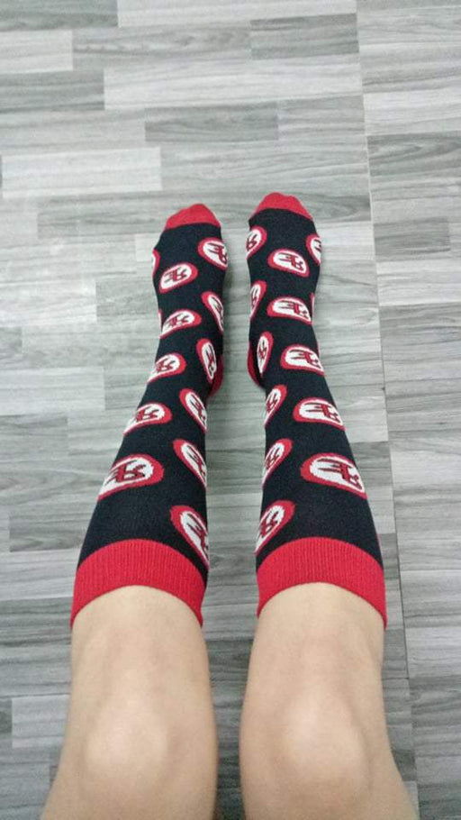 Socks With LV Logo At Front Grey/Dark Grey/Blue/Black And Red/Green - 5  Pairs