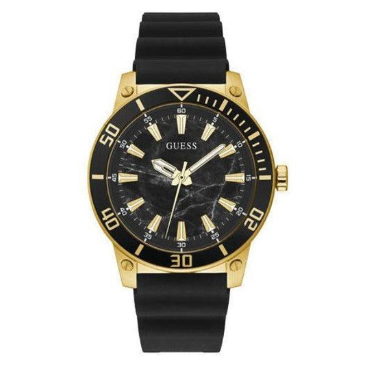 Guess Top Gold Gents Tone GW0278G2 Watch Gun Analog