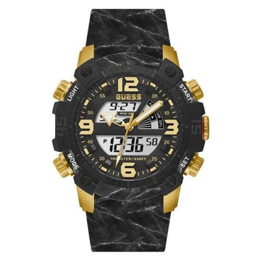 Guess Top Gun Gold Gents GW0278G2 Tone Analog Watch