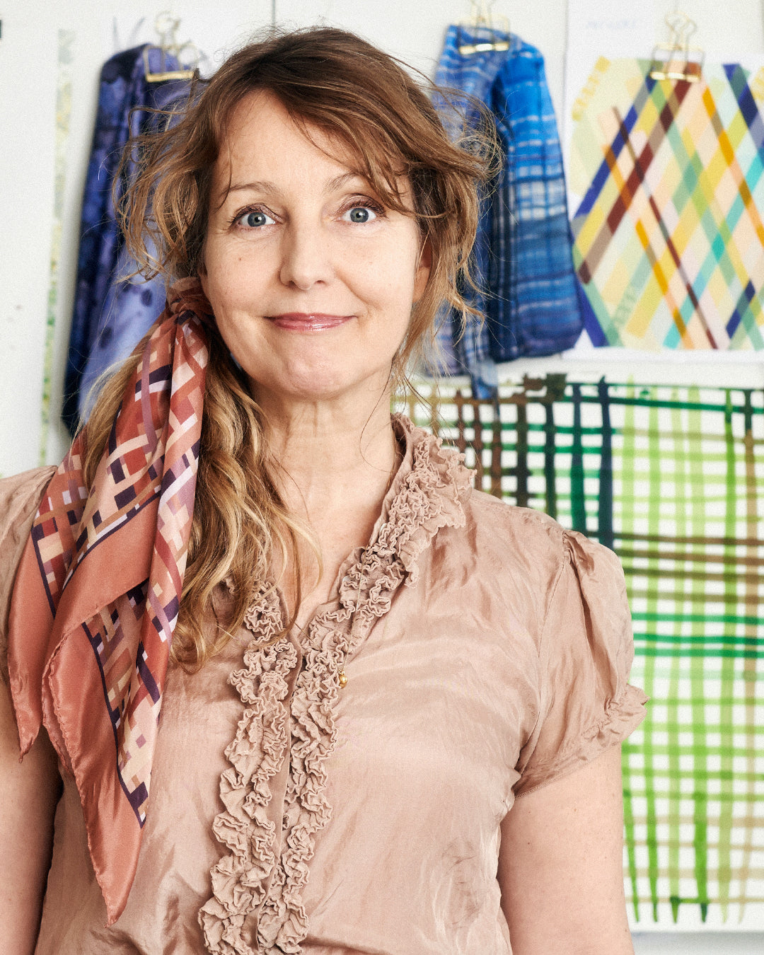 Susanne Schjerning designeren bag silketørklæderne fra HAZEL Cph