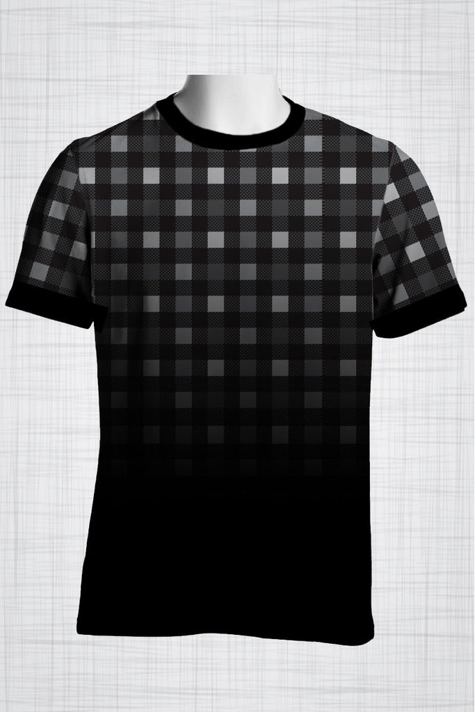 white checkered t-shirt BB0156 