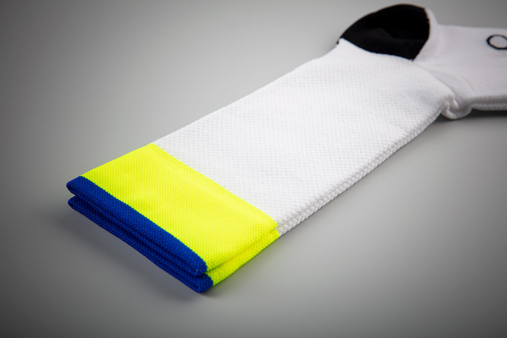 Mesh Cycling Socks - Yellow Climber | PONGO London