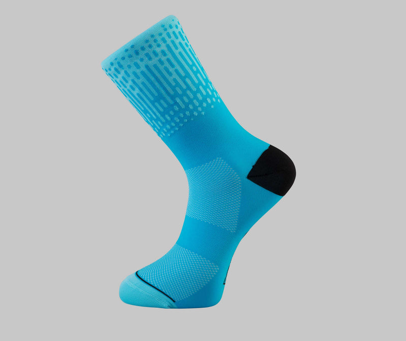Turquoise Faded - Cycling Socks | PONGO London