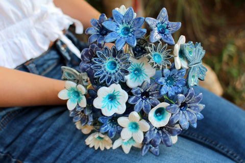 Ceramic flowers