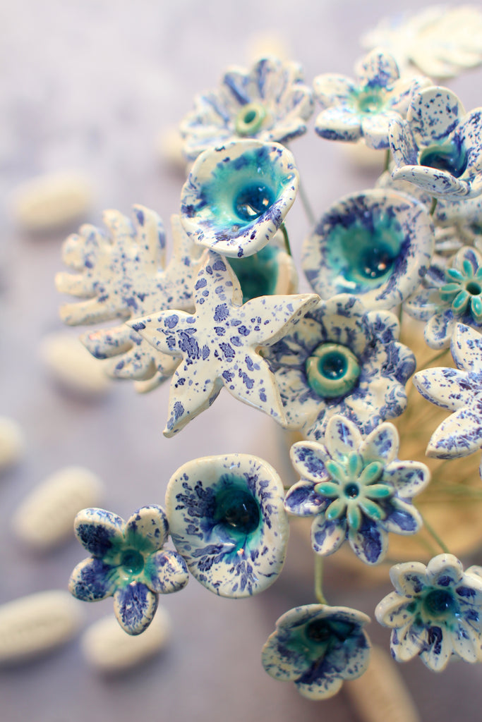 Ceramic flowers