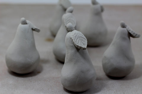 Ceramic pears