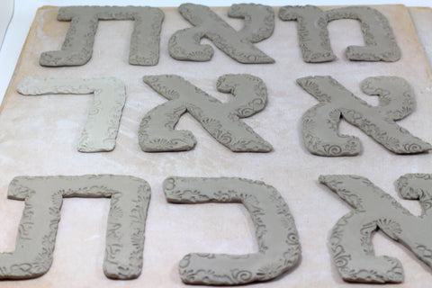 ceramic letters