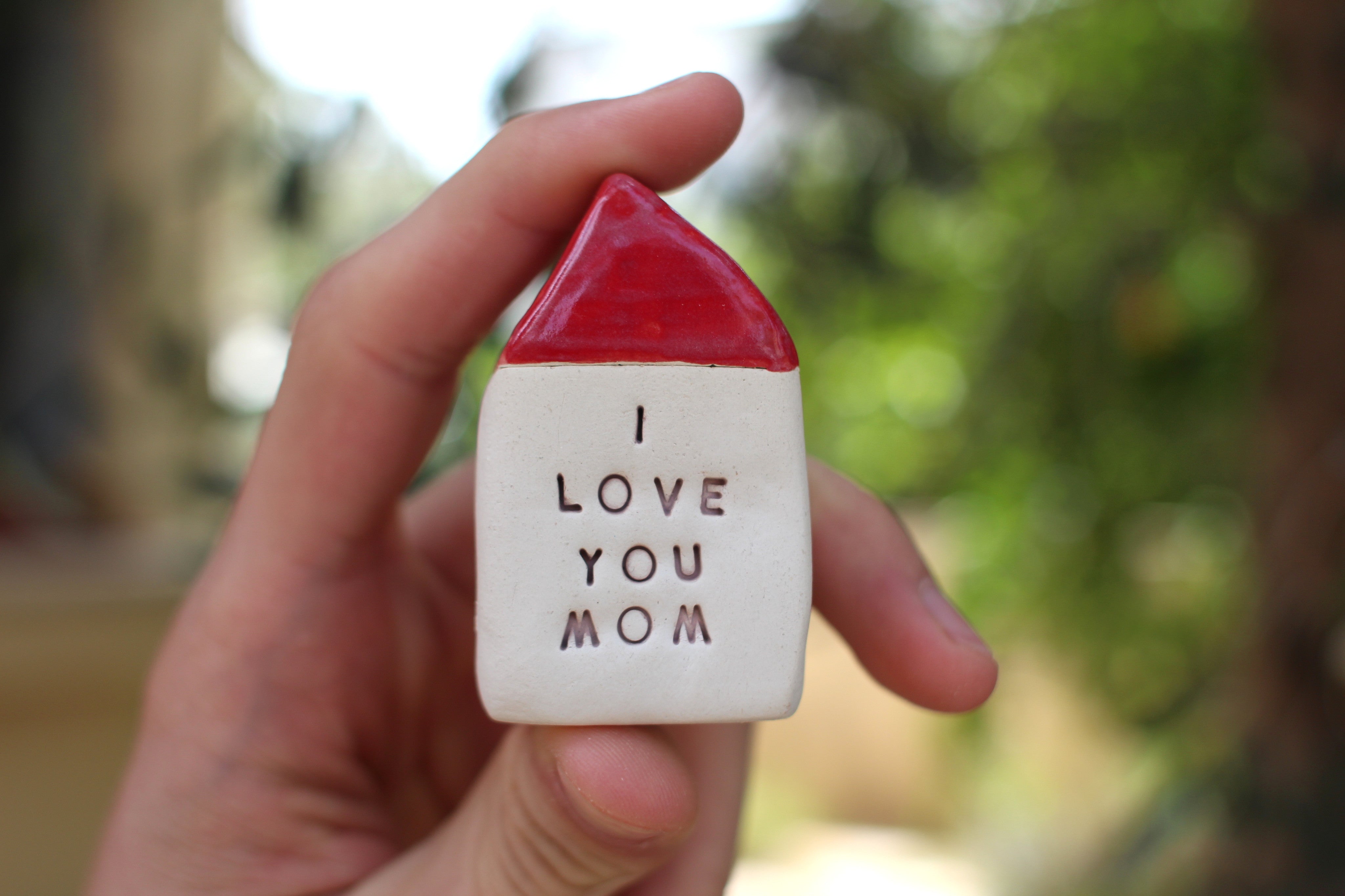 Mother S Day Gifts I Love You Mom Gift For Mom Ceramics By Orly