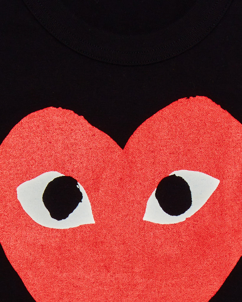 COMME DES GARCONS PLAY - des Garcons PLAY T-Shirt with Heart - Black – UNKNWN