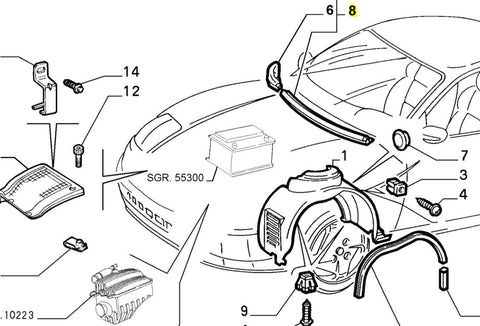 fiat coupe parts