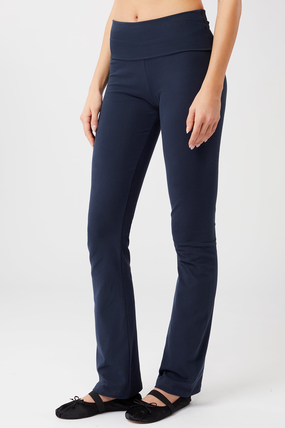 Mandala Flared Sports Pants for women in the color Saphir