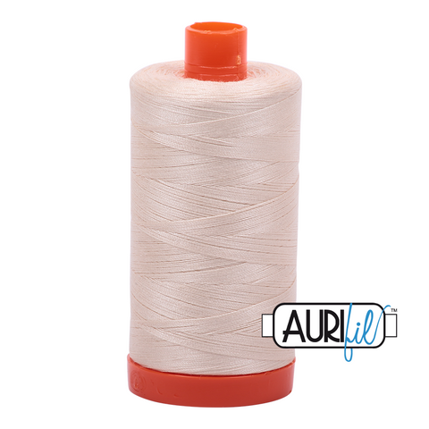 Aurifil cotton thread 50WT 2000 light sand