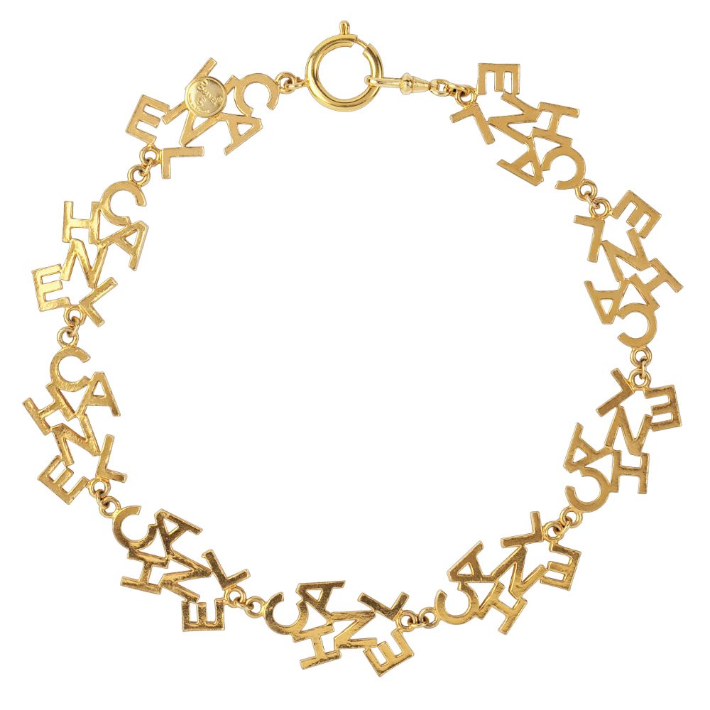 1980s Vintage Chanel Letter Logo Necklace – Susan Caplan