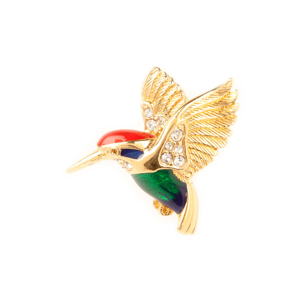 hummingbird brooch