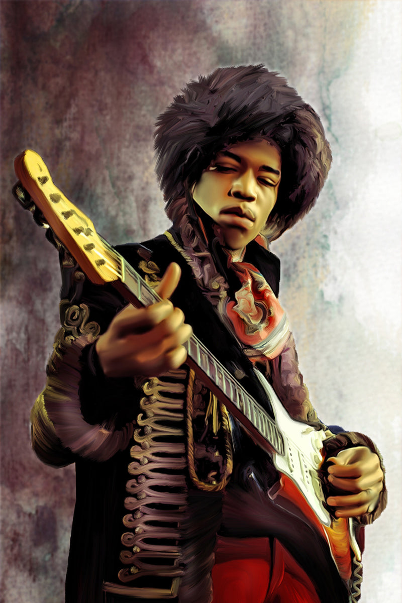 Jimmy Hendrix Digital Painting – Get Custom Art