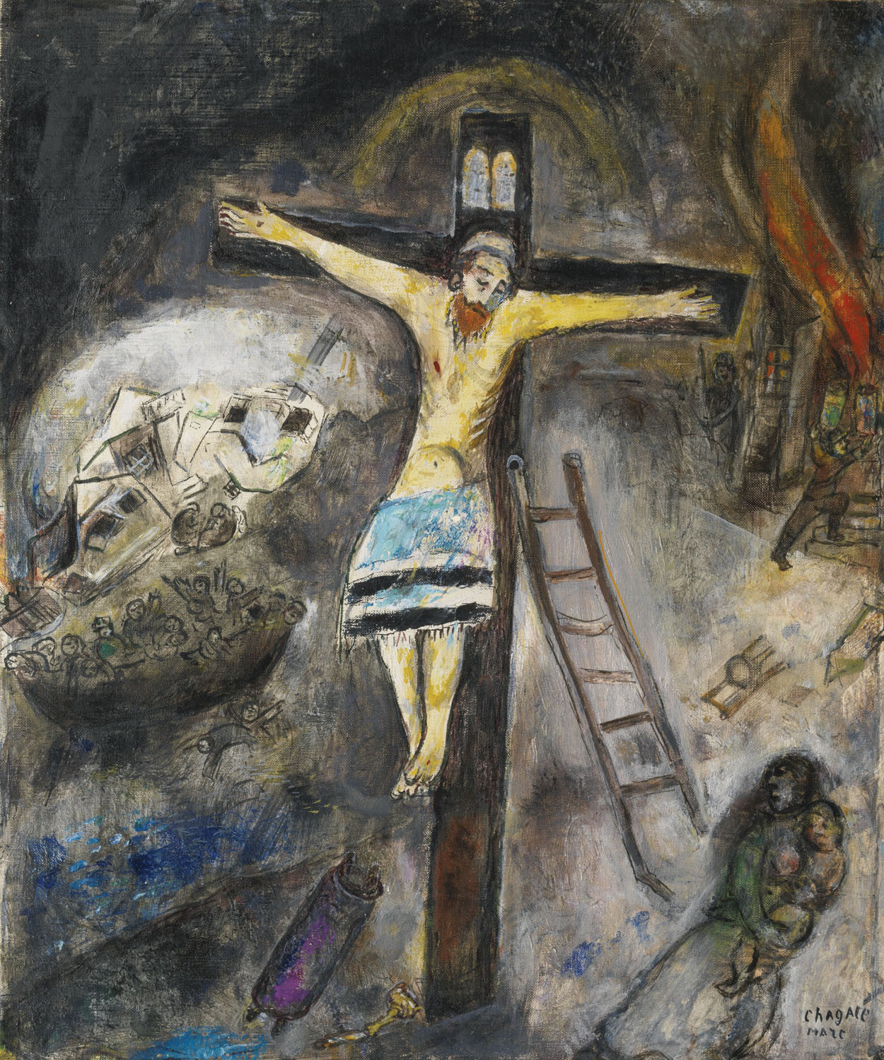 Yellow Crucifixion Marc Chagall Images