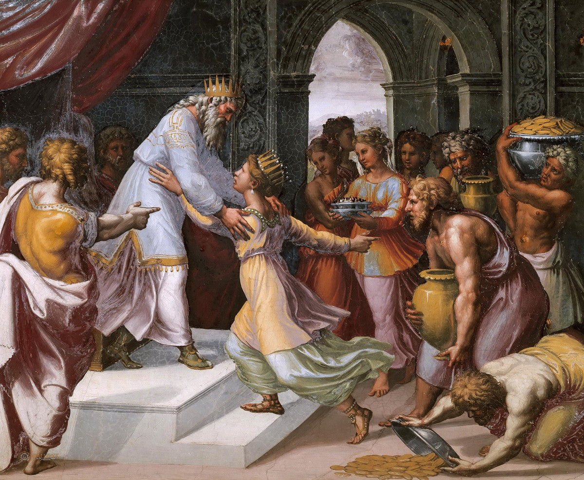 Raphael Queen of Sheba and Solomon Get Custom Art