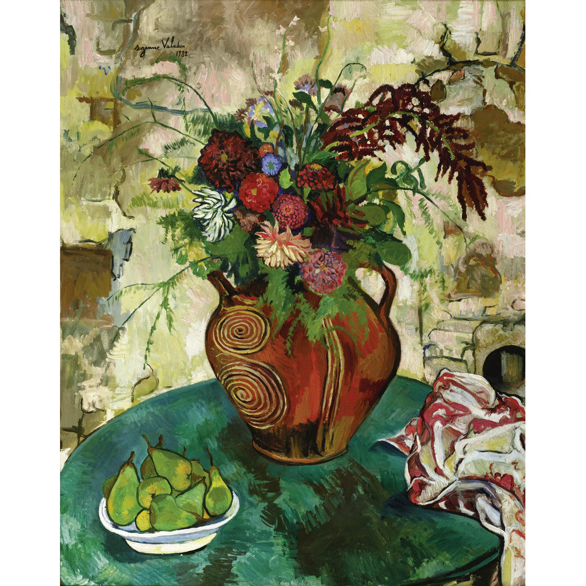 Suzanne Valadon - Nature Morte Aux Fleurs Et Fruits – Get Custom Art