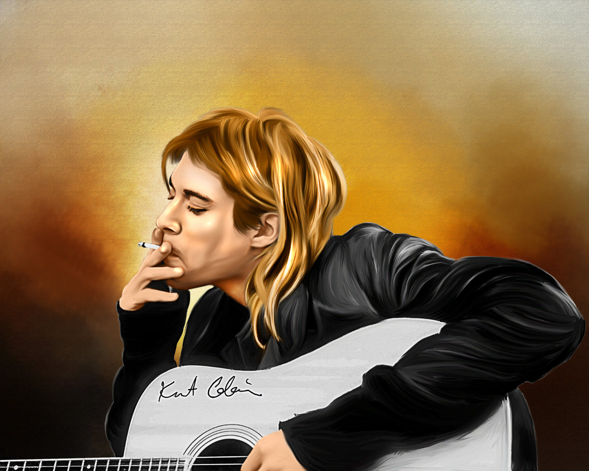 Kurt Cobain Digital Painting – Get Custom Art