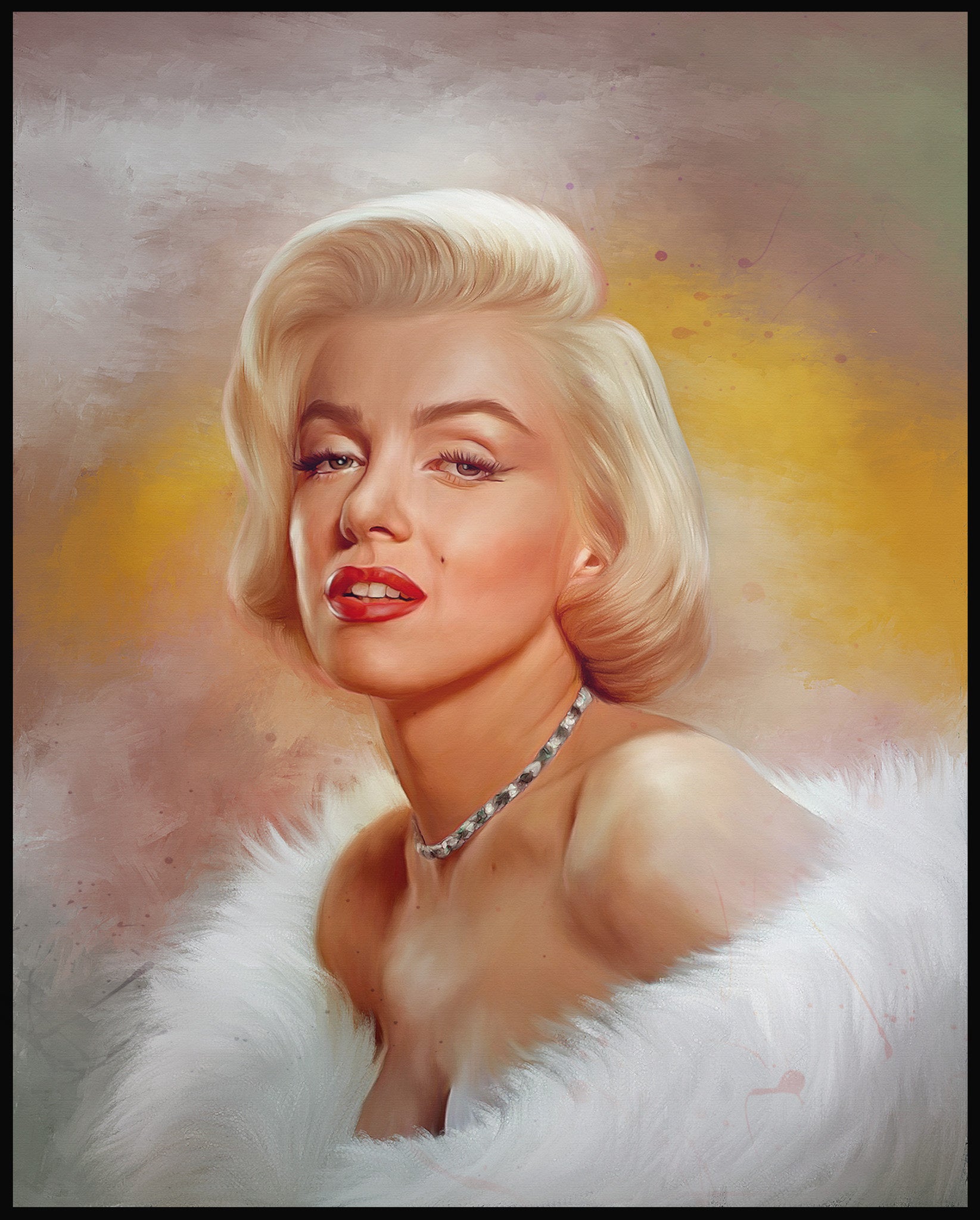Antiquitäten And Kunst Kunstdrucke Marilyn Monroe Canvas Digital Art Kunst 8146