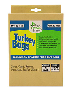 Green Scissor Turkey Bags 19 x 23.5 in - 1000 box (BULK) - Wholesale  Harvest Supply