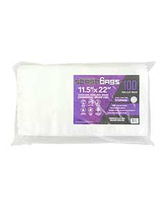 STASH BAGS (11.5x22) (PRE-CUT) (CLR/CLR) Commercial Vacuum Sealed Bags