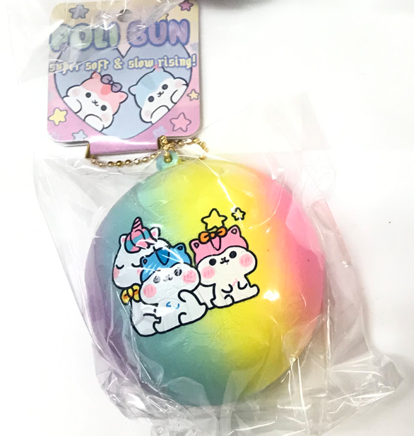 NEW Licensed Dreamy Poli  Unicorn RAINBOW GALAXY Bun  