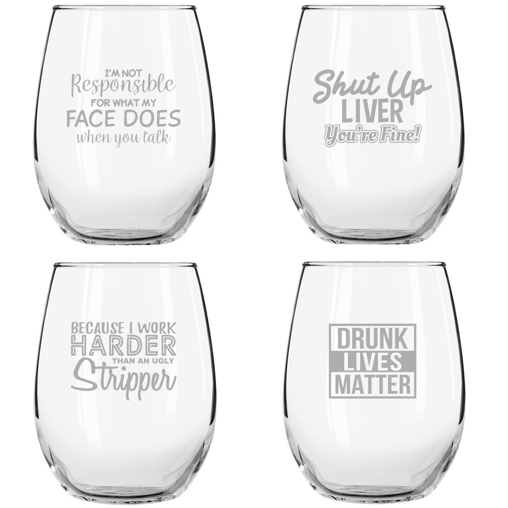 funny wine glasses