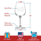 Because Mommin' Ain't Easy Funny Wine Glass - 12.75 oz. - Made in USA