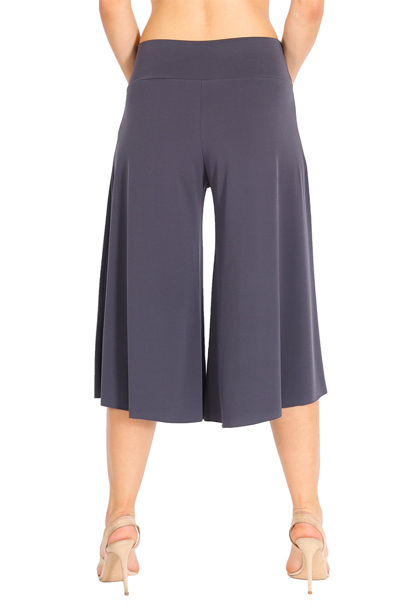Brown Cropped Culottes | Women's Tango Pants - conDiva